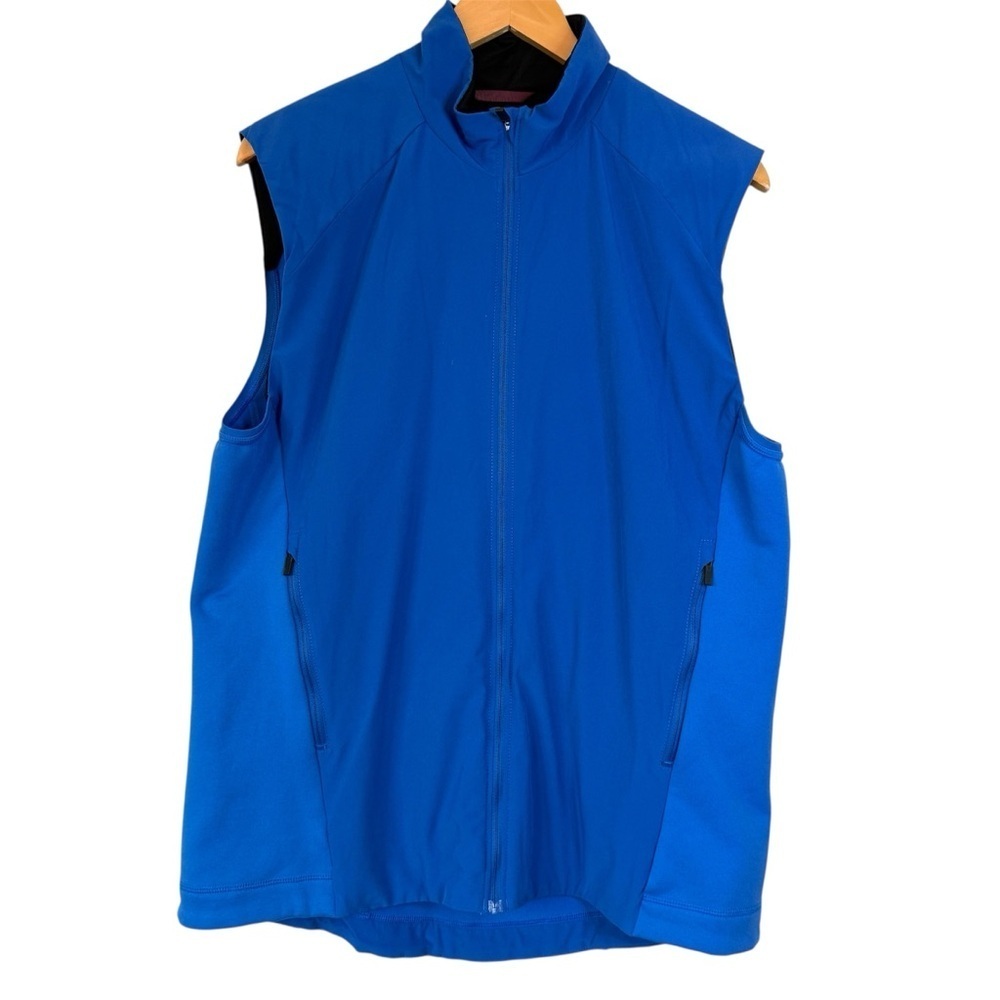 MEC Men's Vibrant Blue zip up Active wear Vest size Large